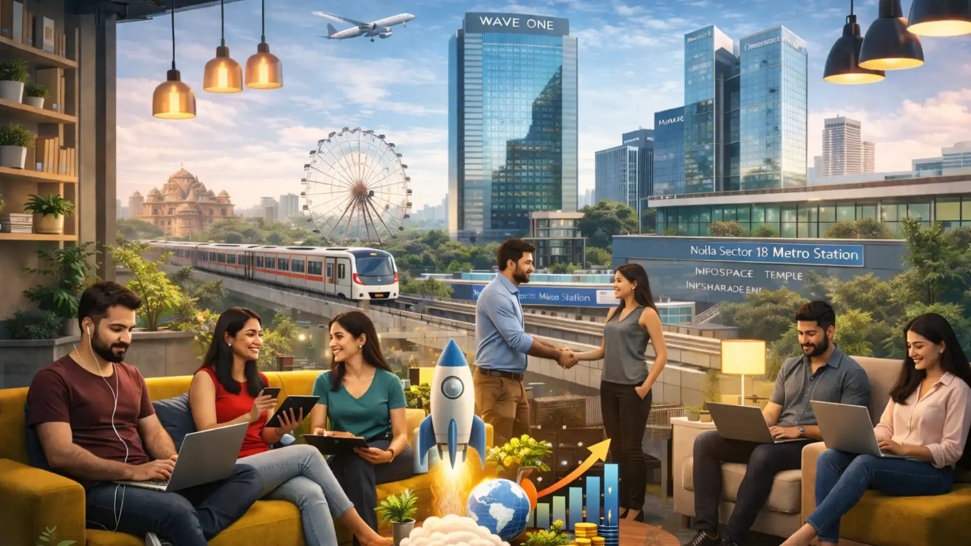 Coworking Office in Noida: Business Ecosystem & Workspace Advantages