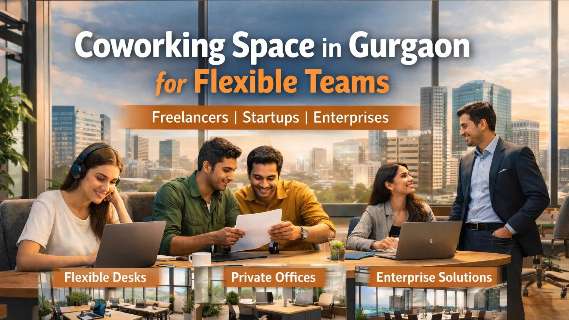 Coworking space for flexible teams in Gurgaon